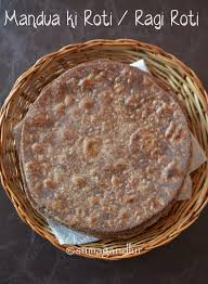 food culture “Traditional Mandua Ki Roti made from finger millet flour, a staple Himalayan bread.”